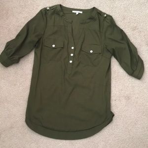 Women’s 41 Hawthorn olive green blouse
